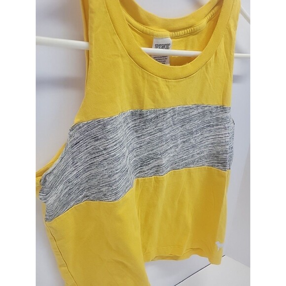 PINK victoria's Secret Tank Top Y2k Yellow Dog Sz‎ XS - Picture 5 of 11